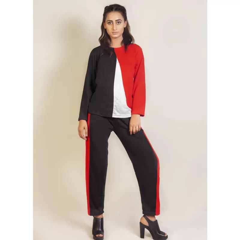 Dual Tone Panel Track Suit